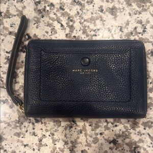 Marc Jacobs Navy Wristlet Wallet